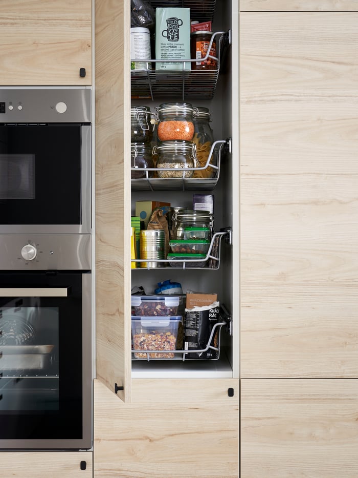 Una dispensa perfettamente organizzata IKEA