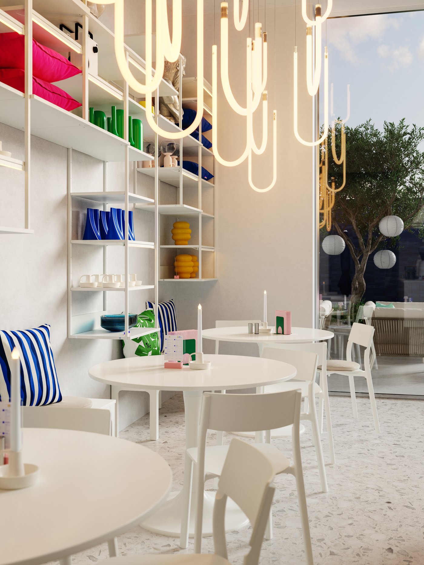 A white/white DOCKSTA table