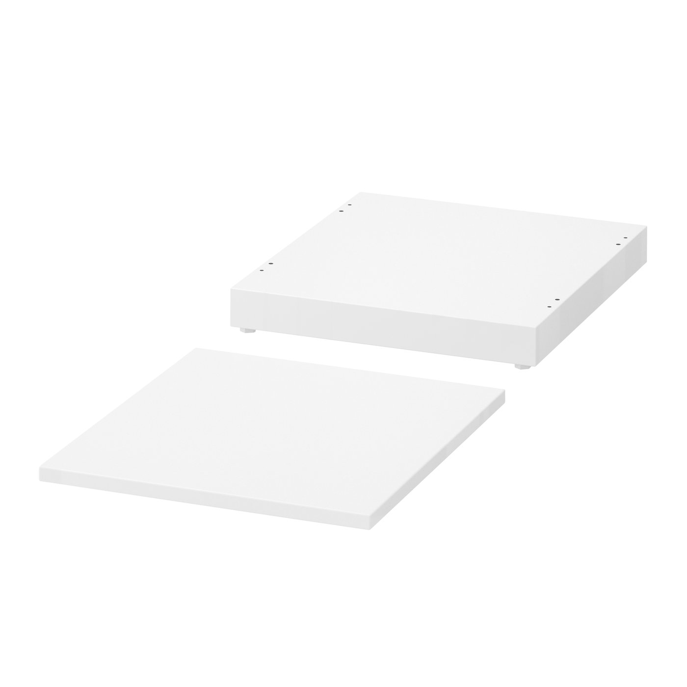 IKEA NORDLI toppskiva och sockel, vit, 40x47 cm