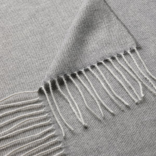 A grey HOLMVI throw