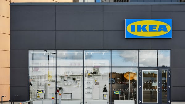 An IKEA Plan and order point store entrance.