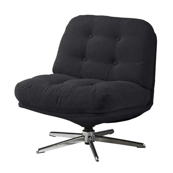 A Kelinge black DYVLINGE swivel easy chair