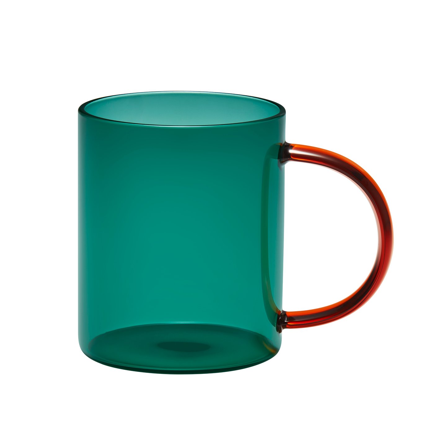 IKEA SKUGGSTUBB mugg, mixade färger grön/brun, 41 cl