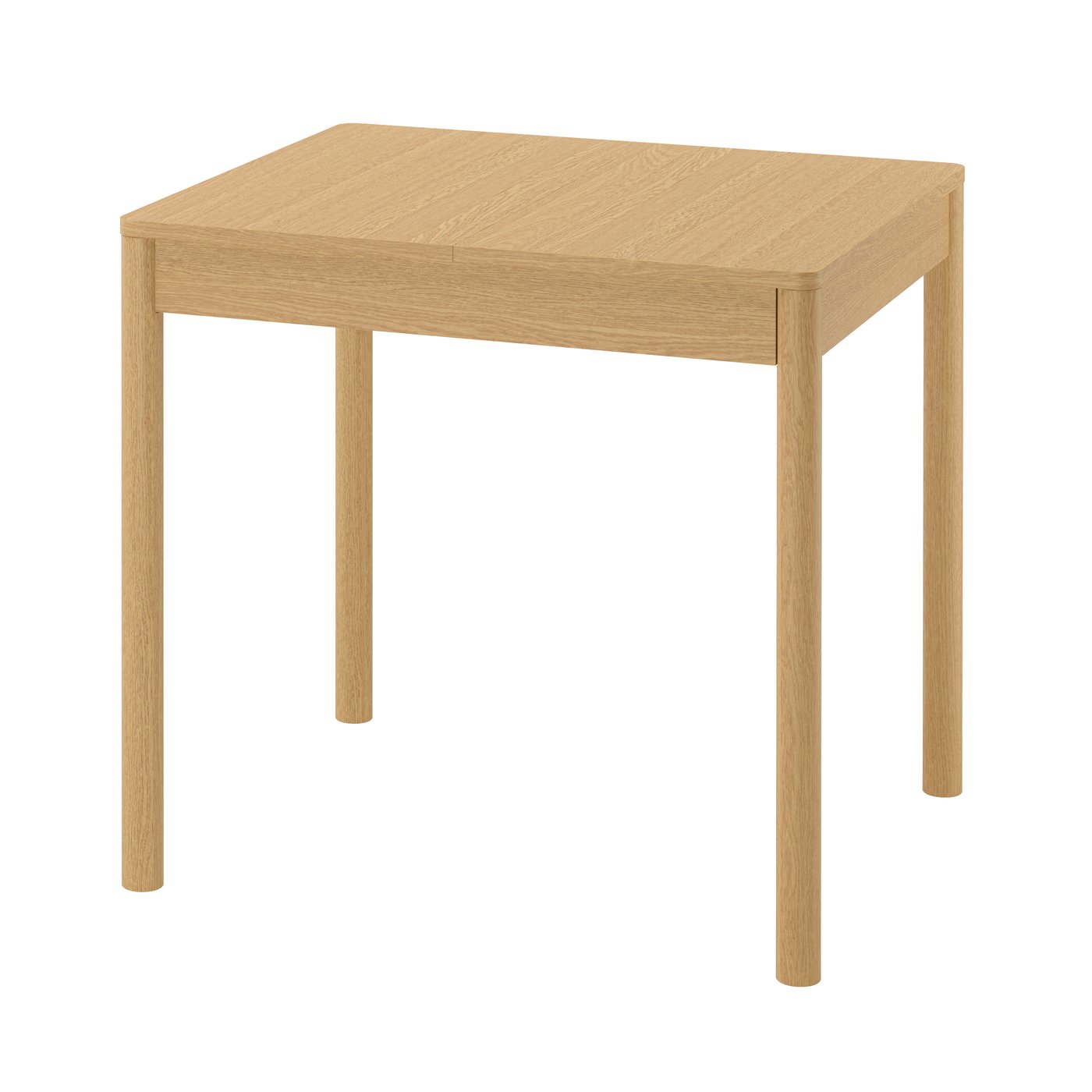 IKEA TONSTAD utdragbart bord, ekfaner, 80/120x70 cm