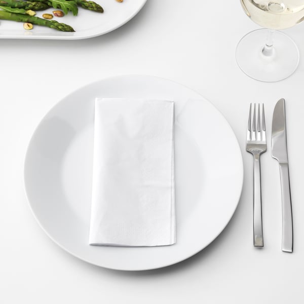 A white FANTASTISK paper napkin