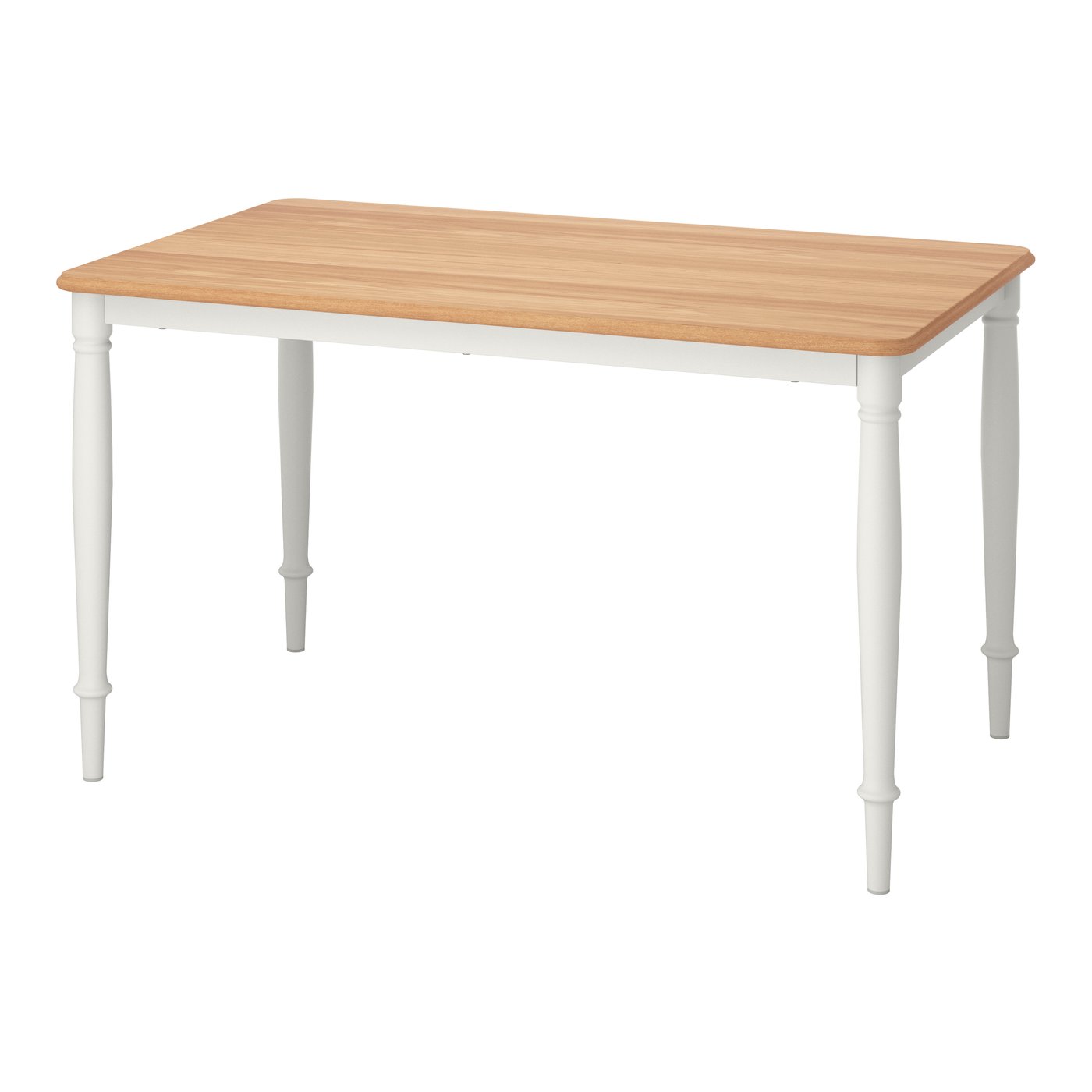 IKEA DANDERYD matbord, ekfaner/vit, 130x80 cm