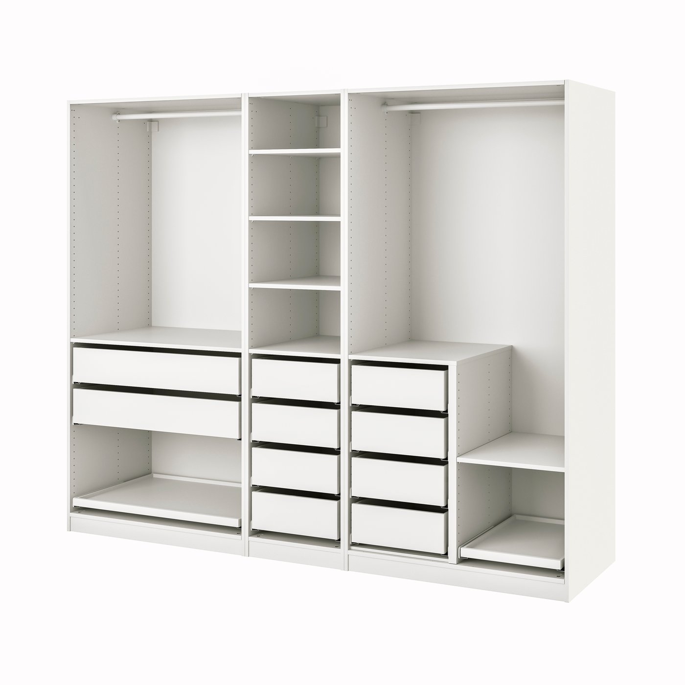 IKEA PAX システム 収納 ワードローブ クローゼット 棚家具Ap2138 PAX/パックス ワードローブシステム - もう収納に悩まない
