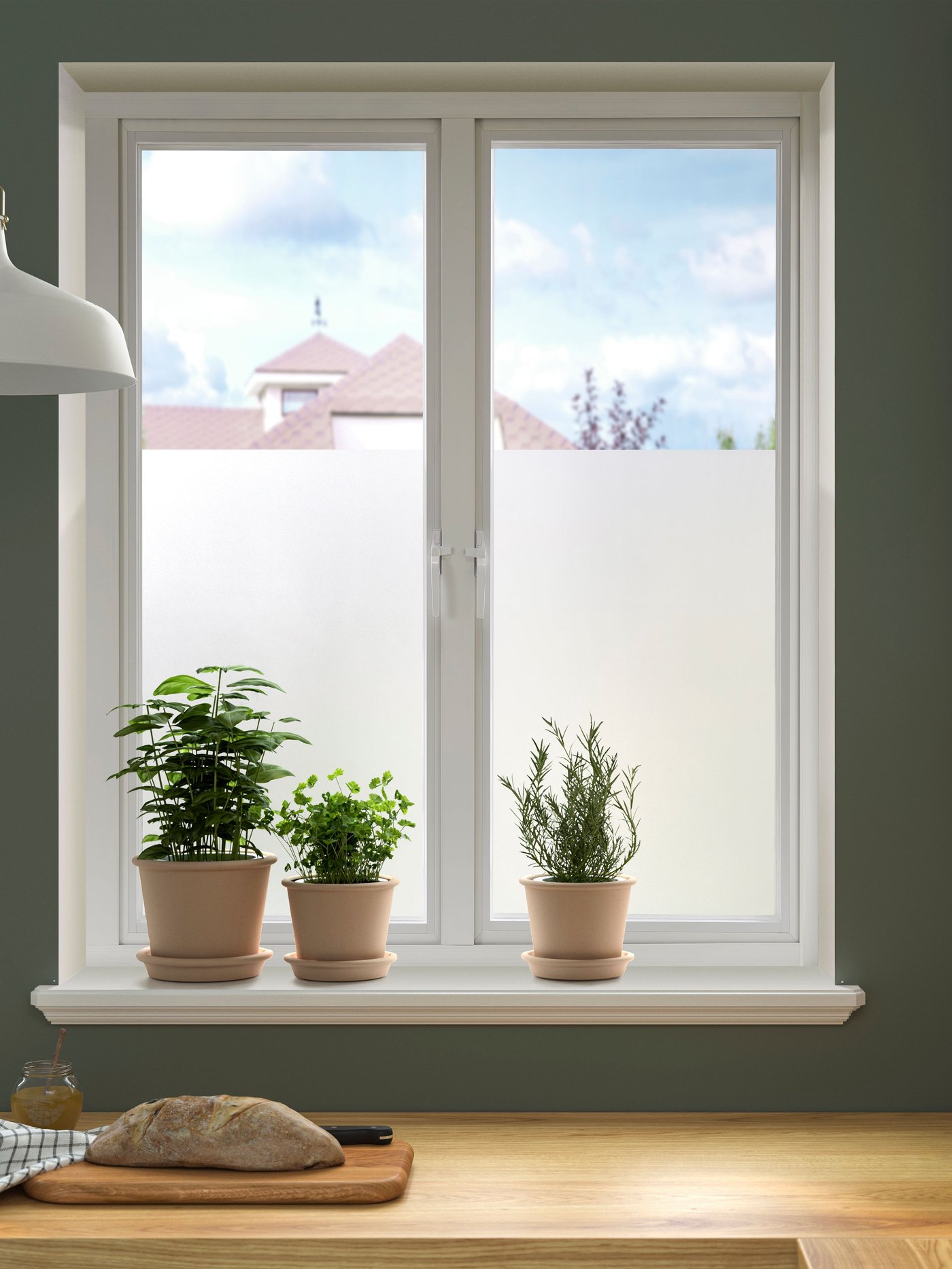 Transparente PUCKELFLY Fensterfolien.