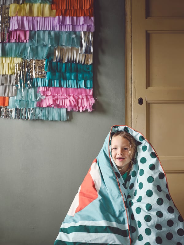 Bunte Farben und Muster bringen jedes Kind zum lachen. 