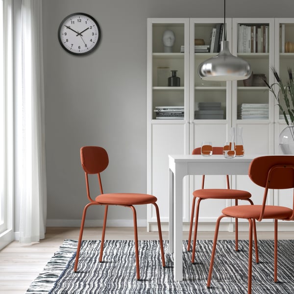 A red-brown Remmarn/red-brown ÖSTANÖ chair