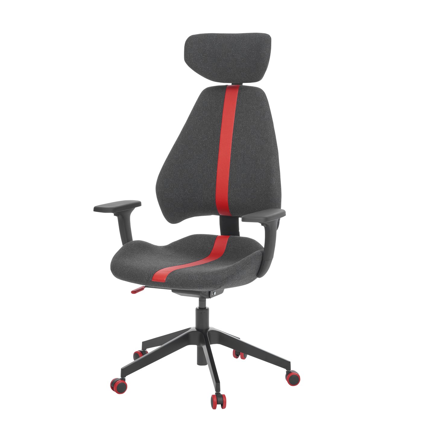 IKEA GRUPPSPEL gamingstol, gunnared svart/grå, stol för gaming