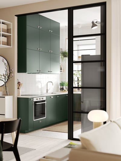 The appeal of deep green HAVSTORP kitchen fronts - IKEA Malaysia