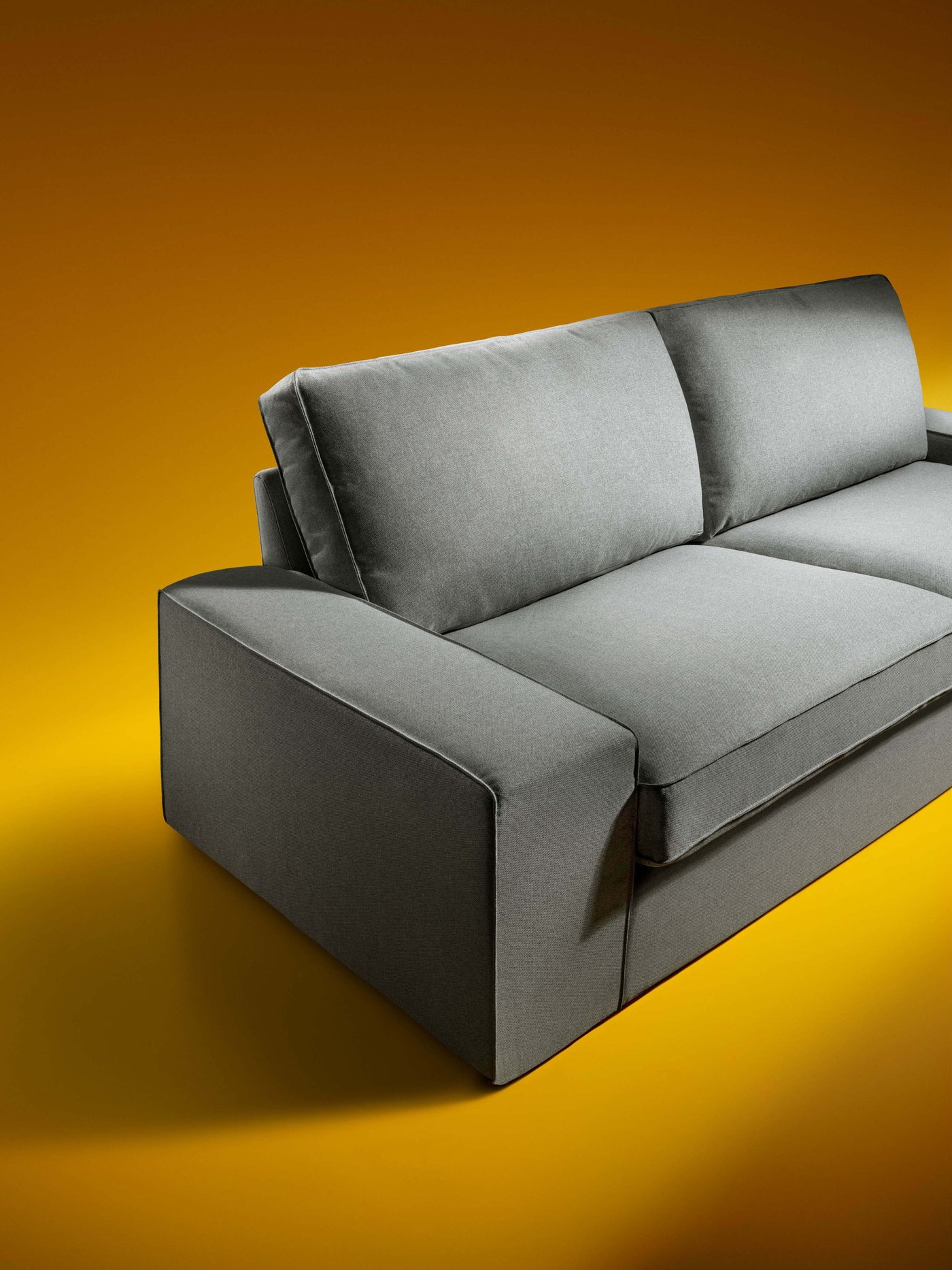 A Tibbleby beige/grey KIVIK 2-seat sofa
