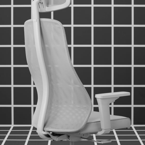 A Bomstad light grey MATCHSPEL gaming chair