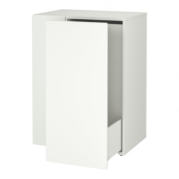 A white SMÅSTAD pull-out storage unit