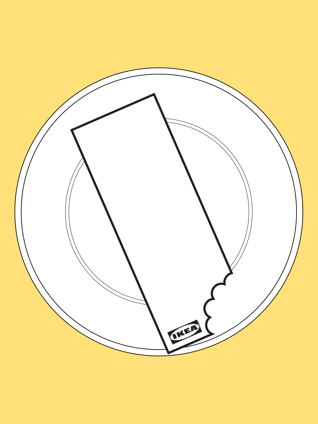 Grafika za pondu u restauranu