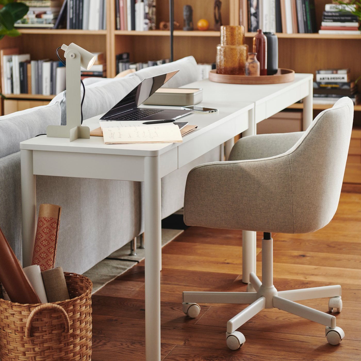 A walnut OMBONAD tray