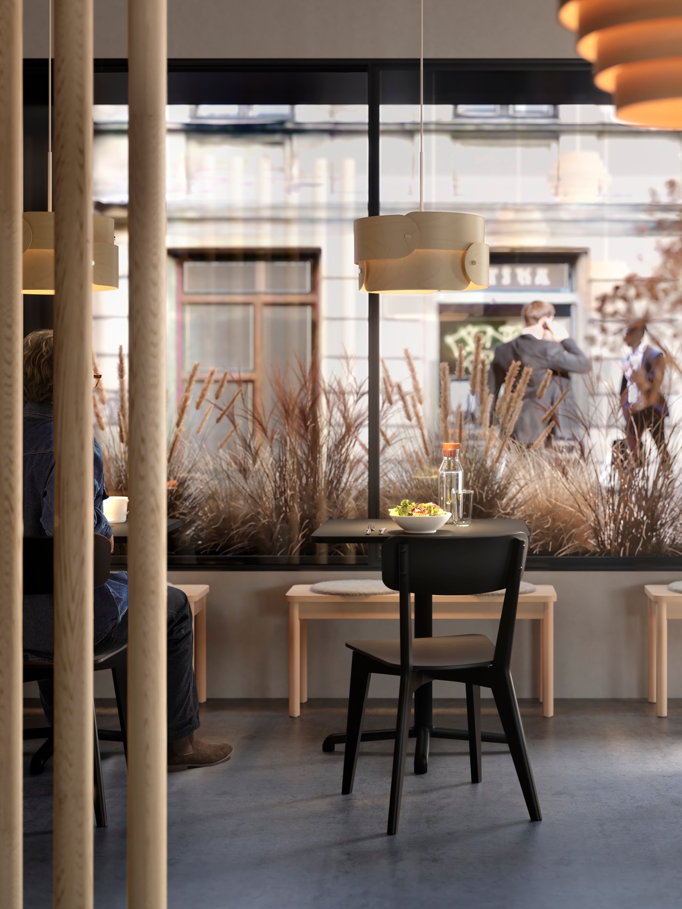 A birch SÖDÅKRA pendant lamp