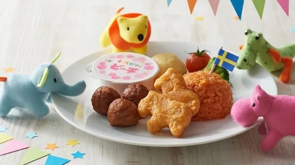 お子さまが喜びそうなキッズプレートの写真