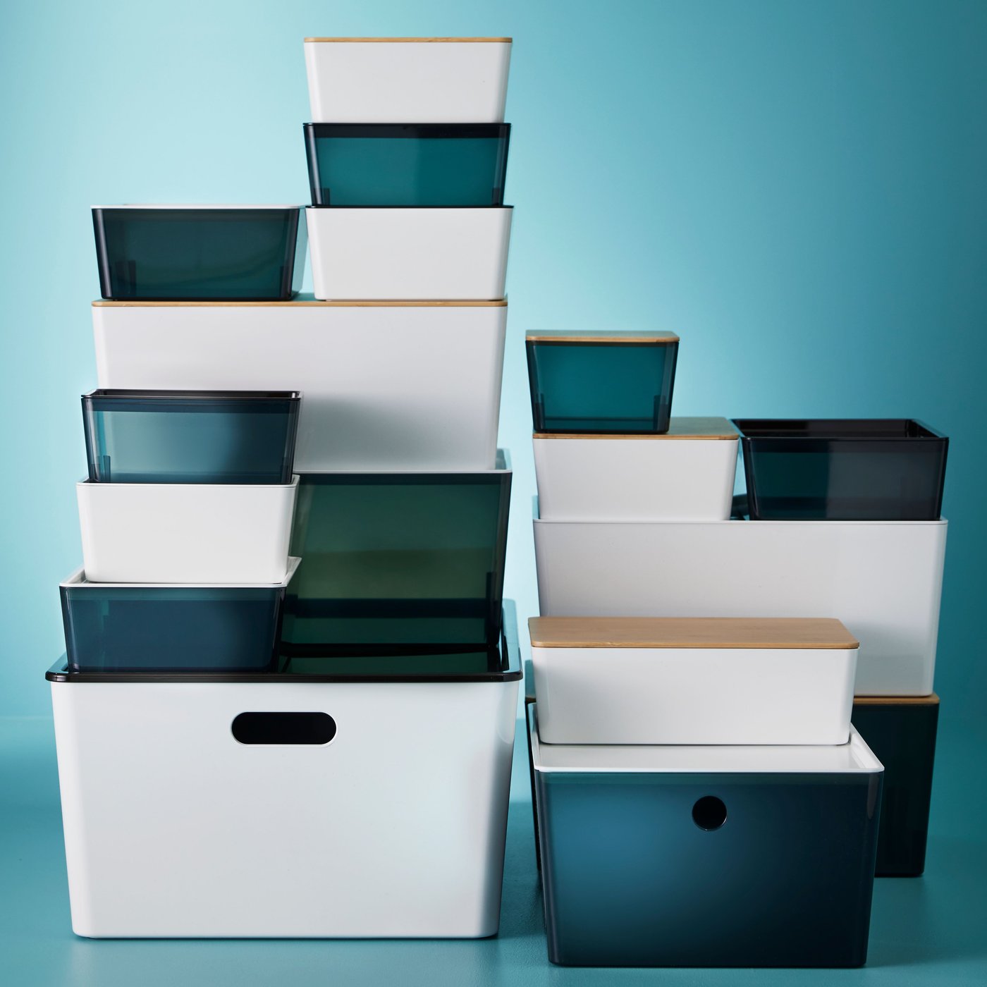 A transparent black KUGGIS box