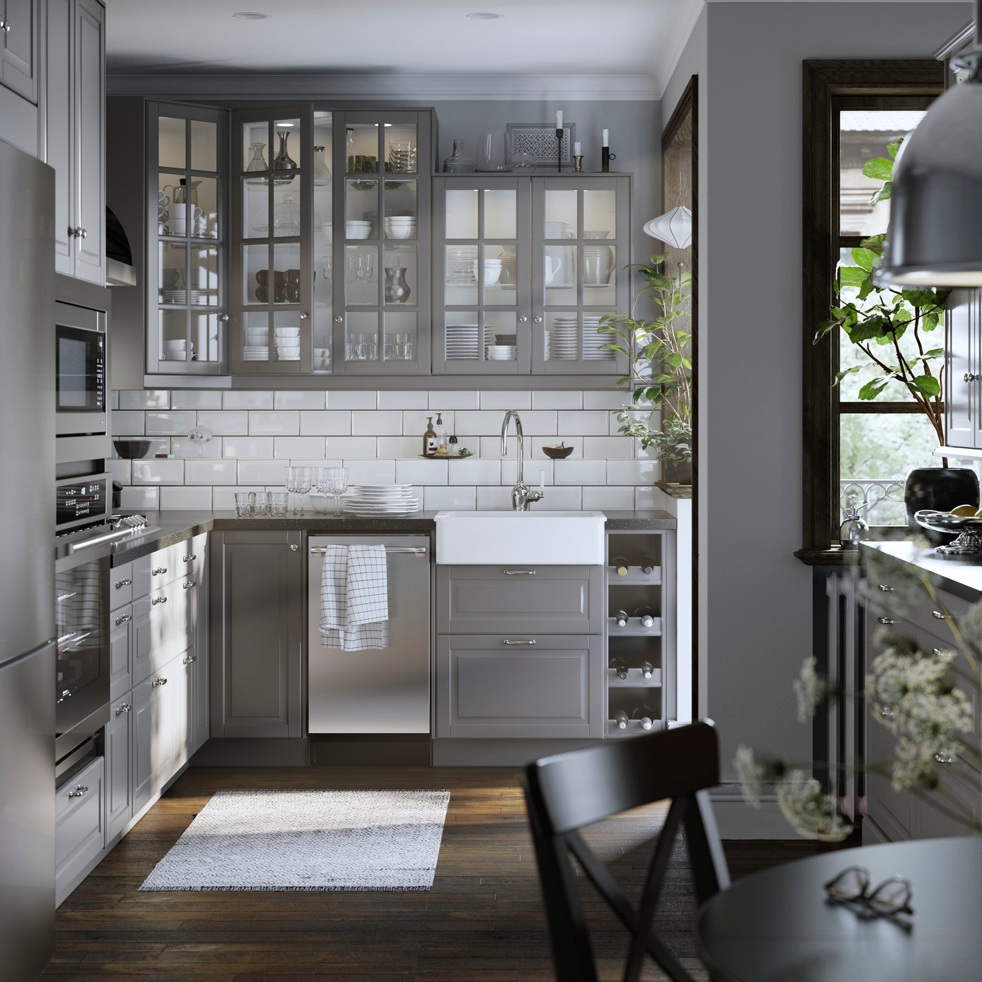 Grey BODBYN door fronts