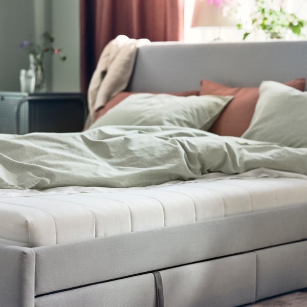 ÅFJÄLL Matelas en mousse, ferme/blanc
