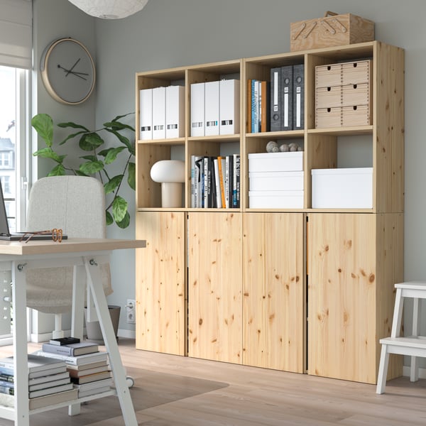 An IVAR shelving unit