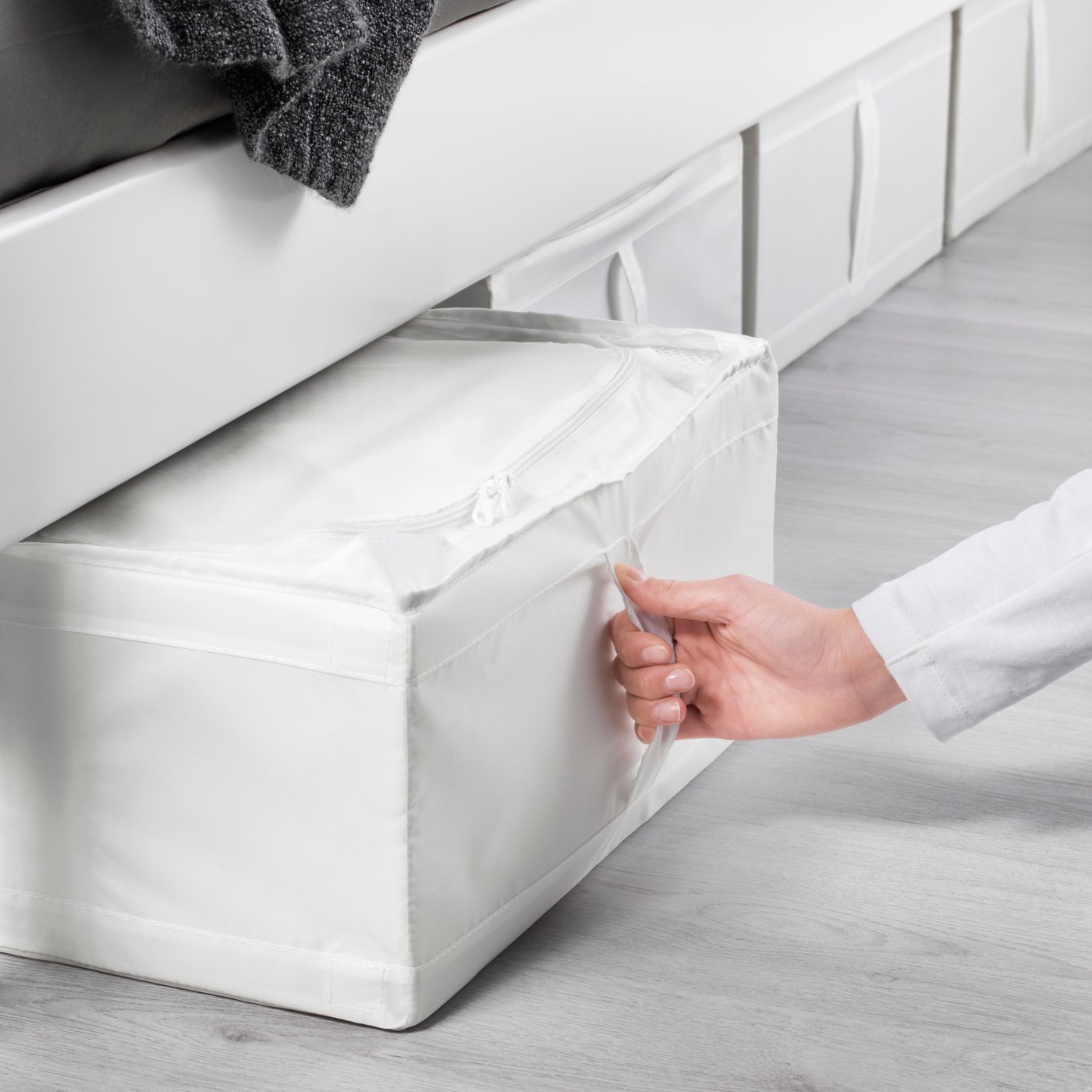 A white SKUBB storage case