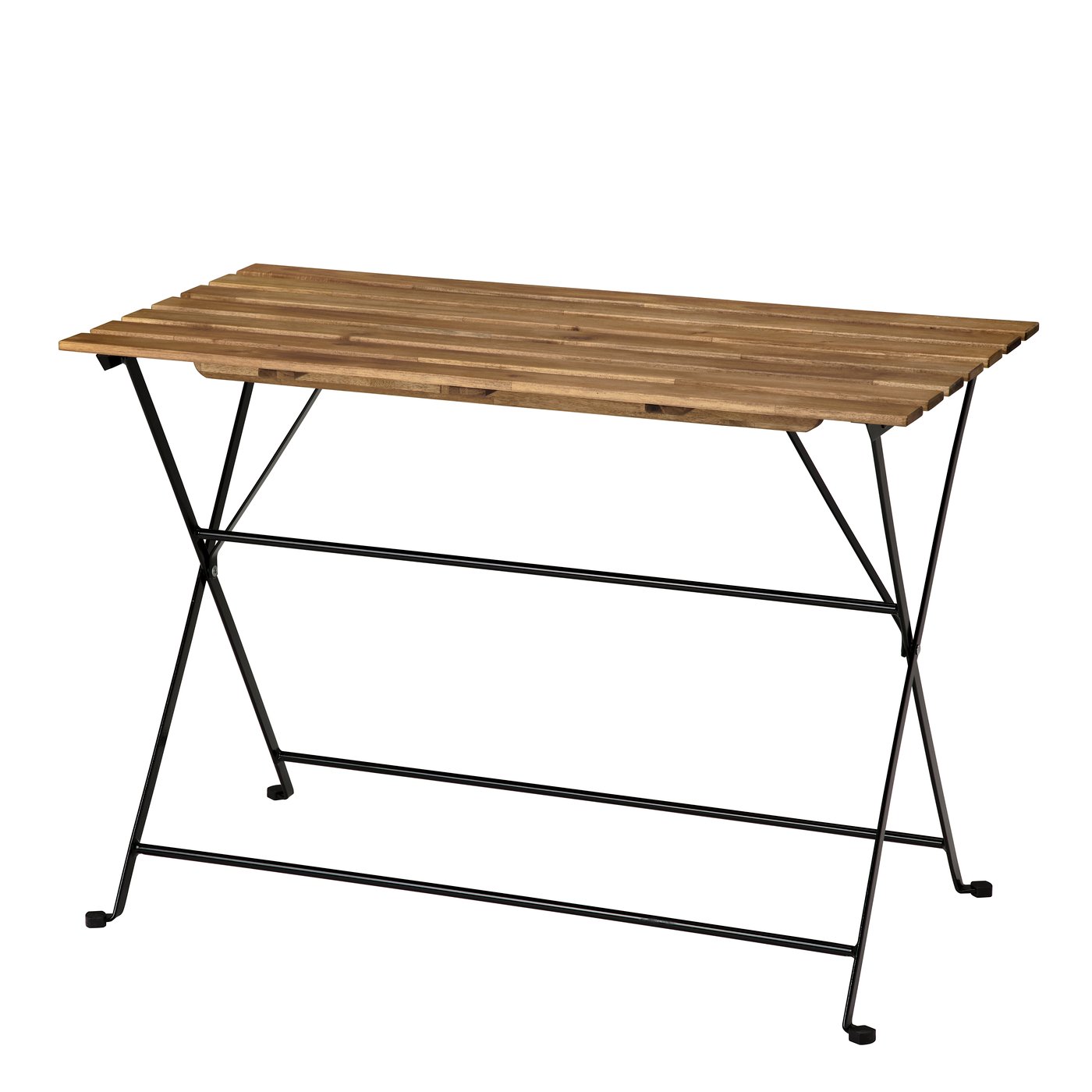 IKEA TÄRNÖ bord, utomhus, svart/ljusbrunlaserad, 100x54 cm