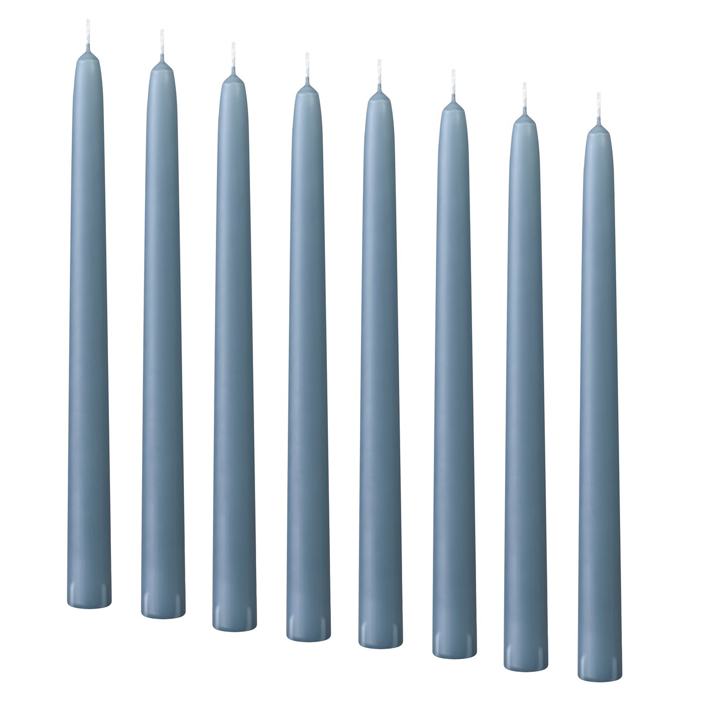 IKEA KLOKHET ljus utan doft, mörk gråblå, 25 cm