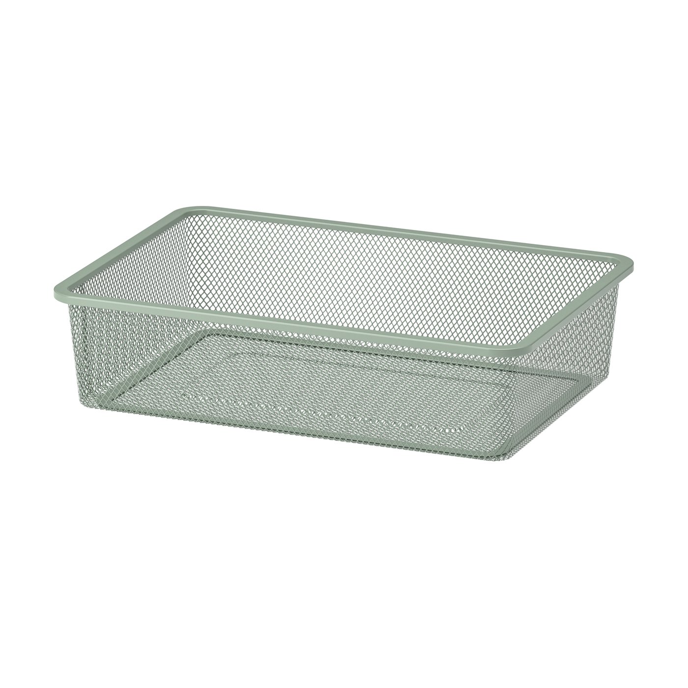 IKEA TROFAST meshförvaringslåda, ljus gröngrå, 42x30x10 cm