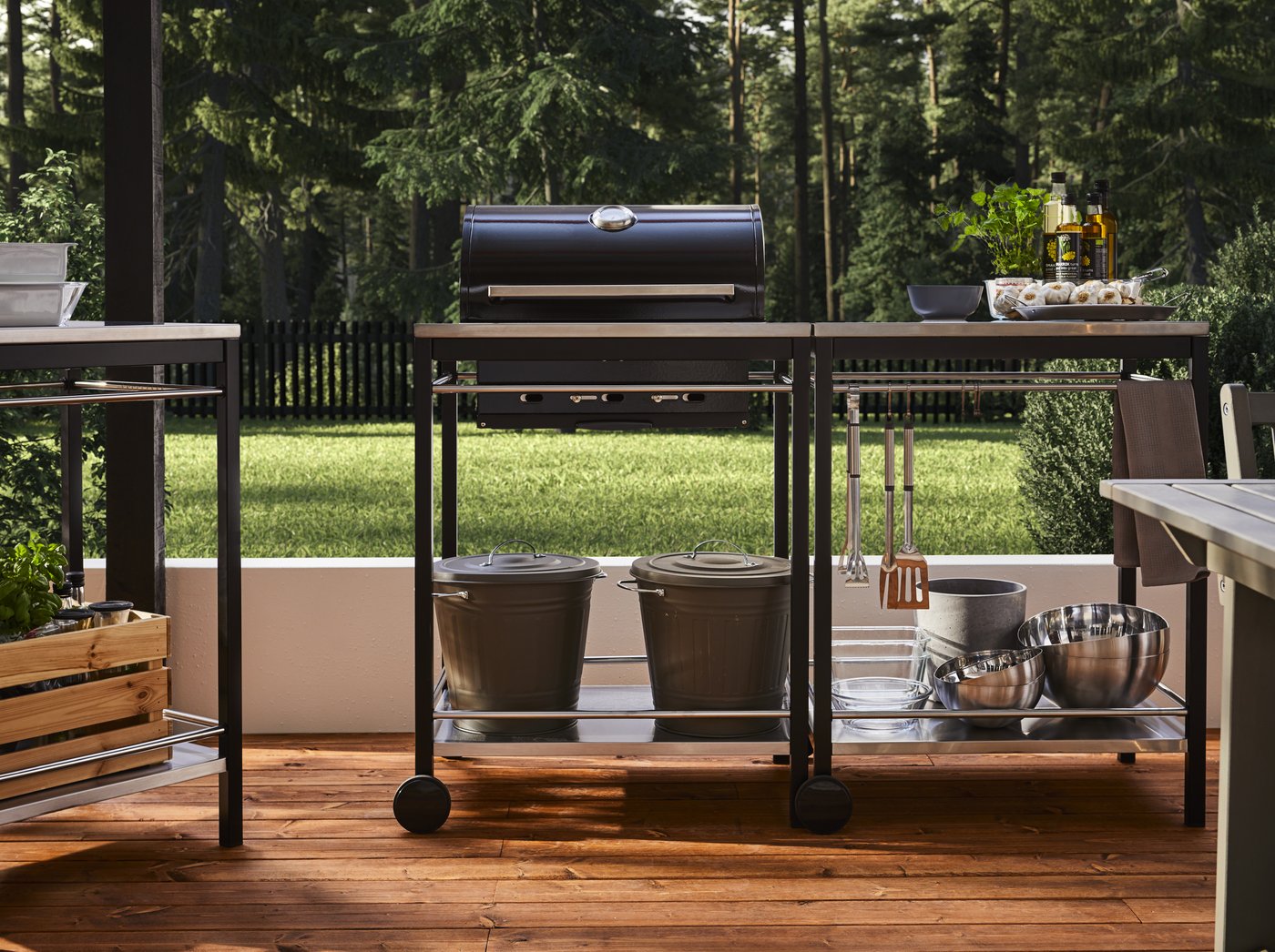 GRILLTIDER 3-delni komplet pribora za roštilj napolju