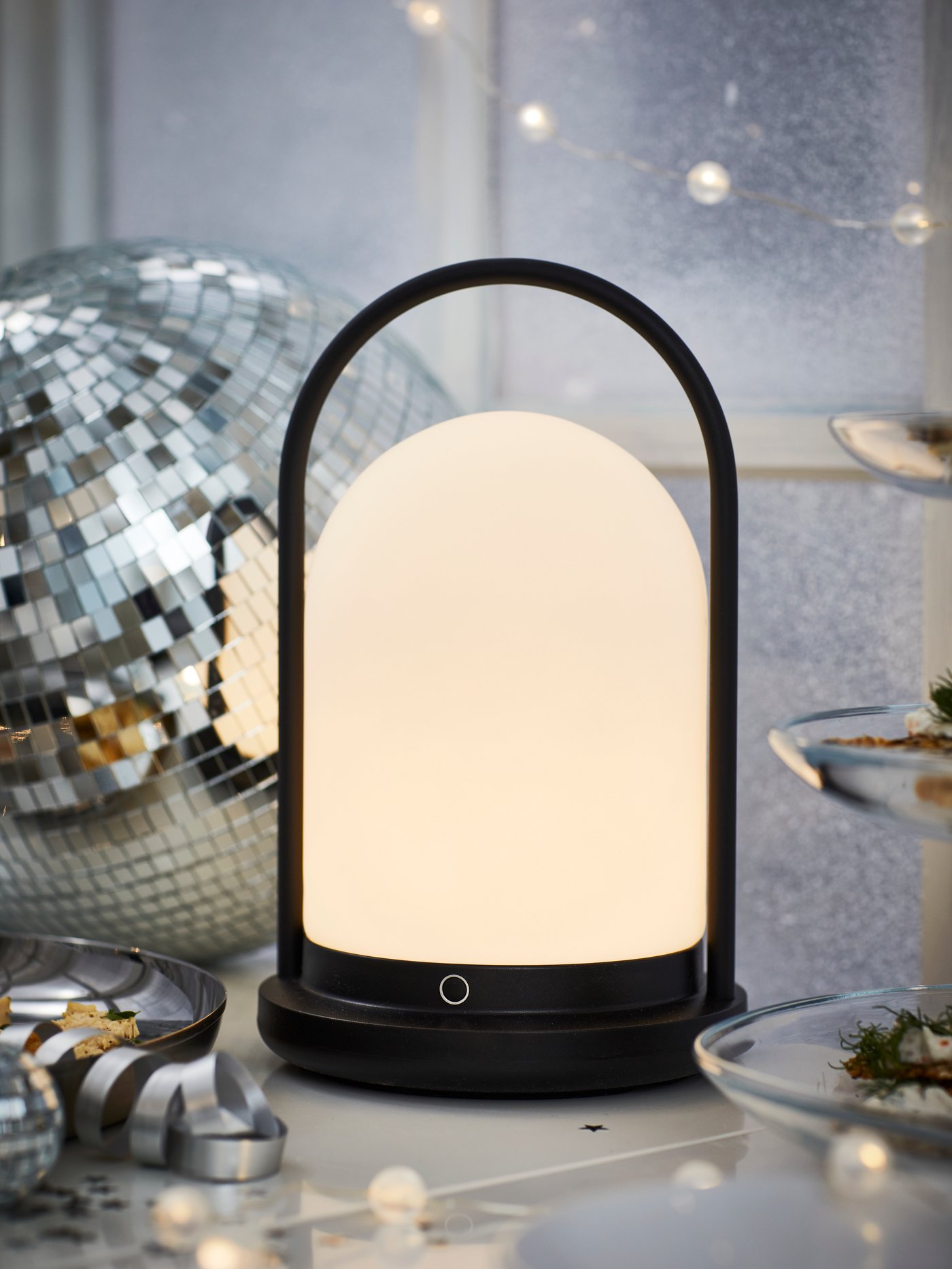 IKEA　FRÖJDA フロイダ LEDランタン　FROJDA　新品　イケア FRÖJDA LED lantern battery-operated outdoor/dimmable black