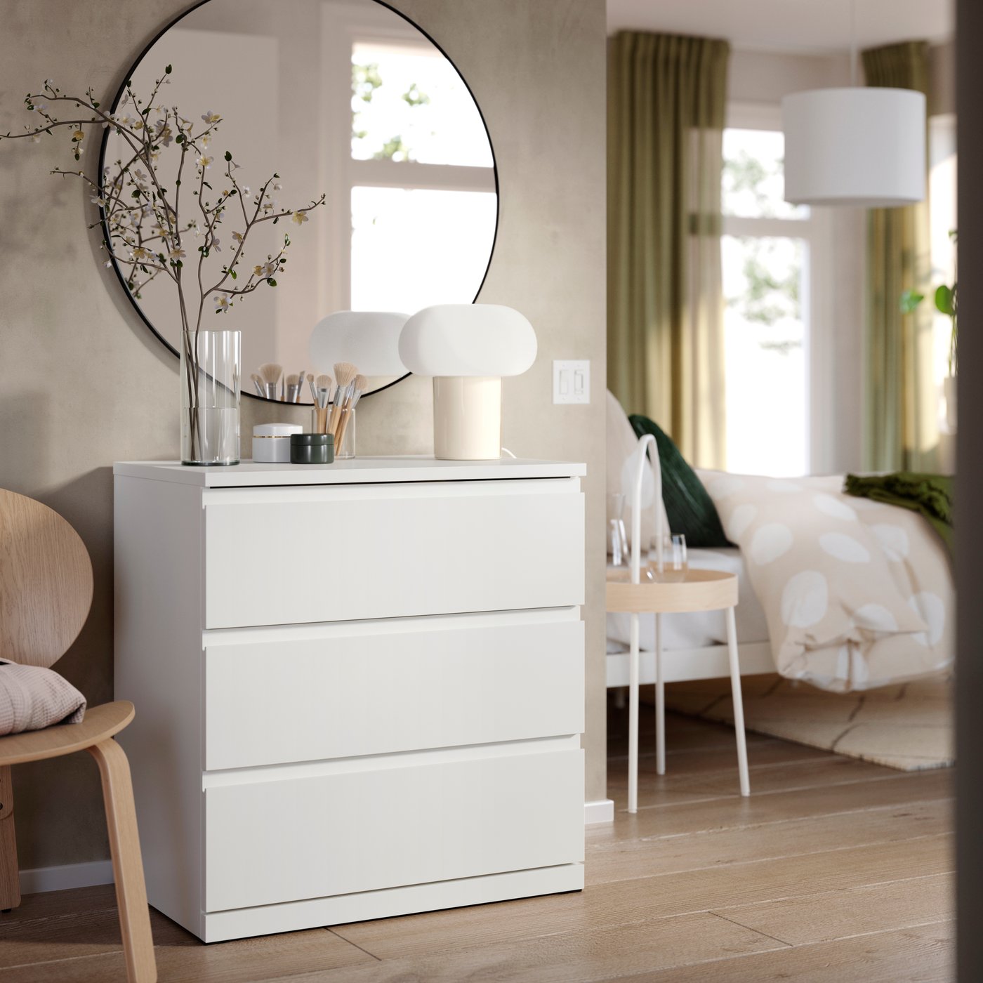 Commode blanche