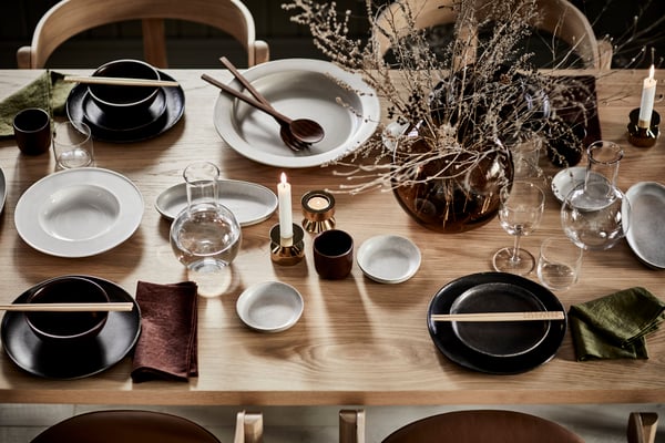 Silla STOCKHOLM 2025 roble/piel