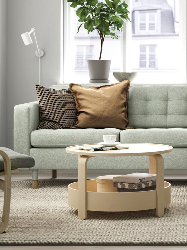 A birch veneer BORGEBY coffee table