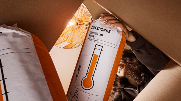 A SMÅSPORRE duvet, warm