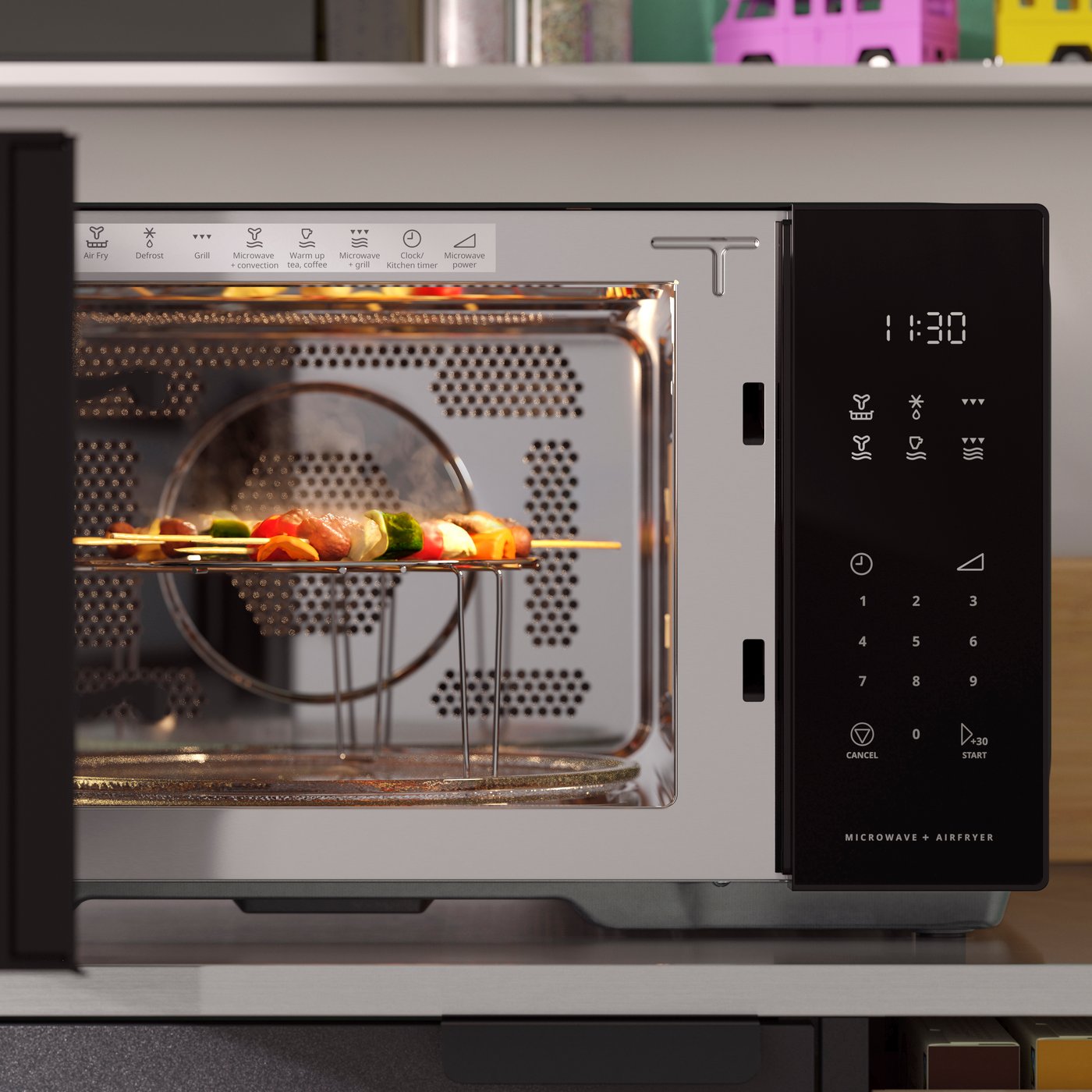 Four à micro-onde airfryer GATEBO noir