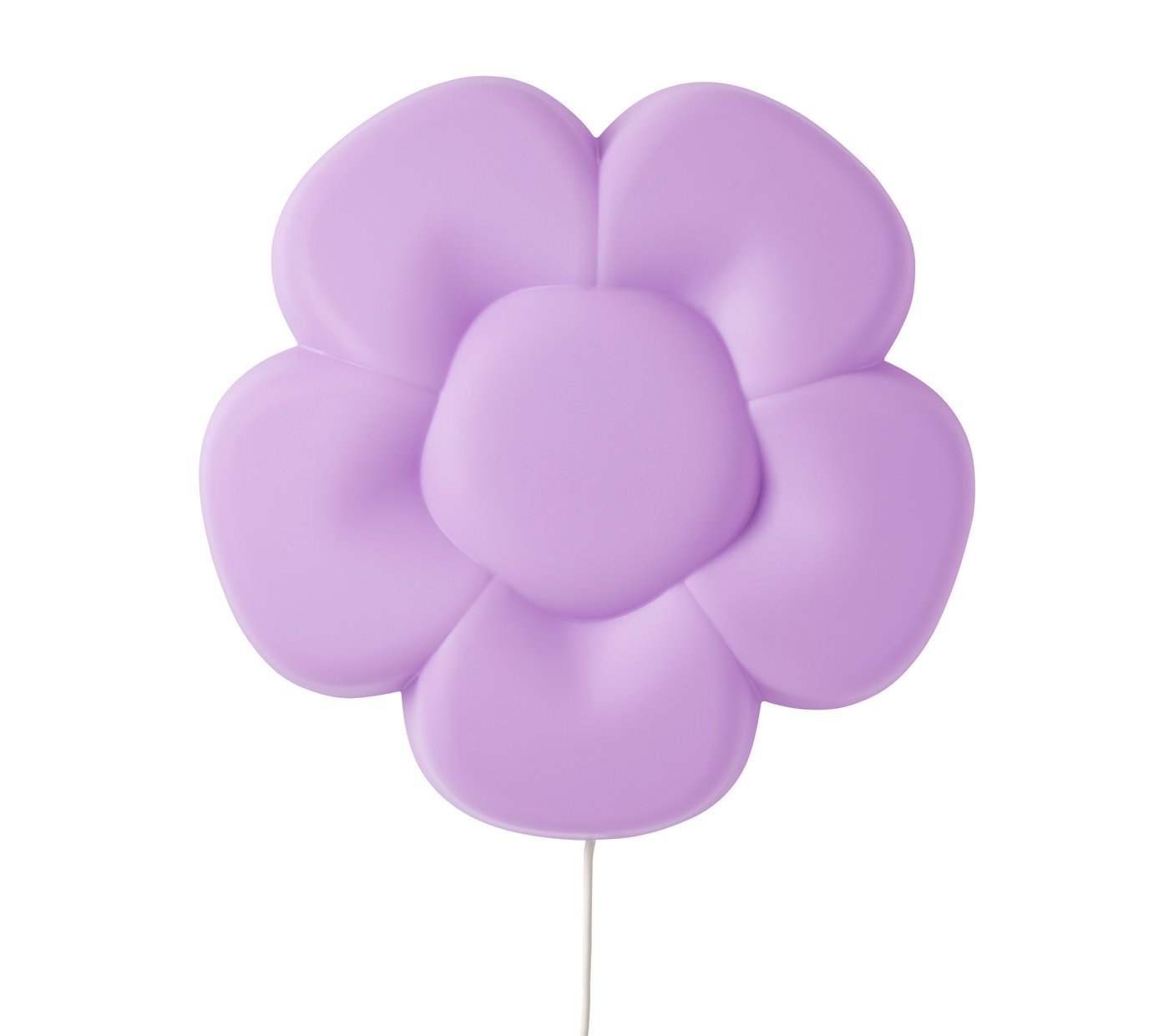 IKEA UPPLYST LED vägglampa, blomma lila