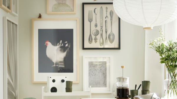 A white RÖDALM frame
