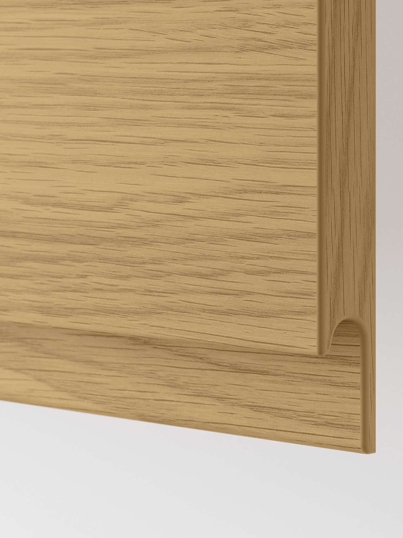 An oak effect VOXTORP door