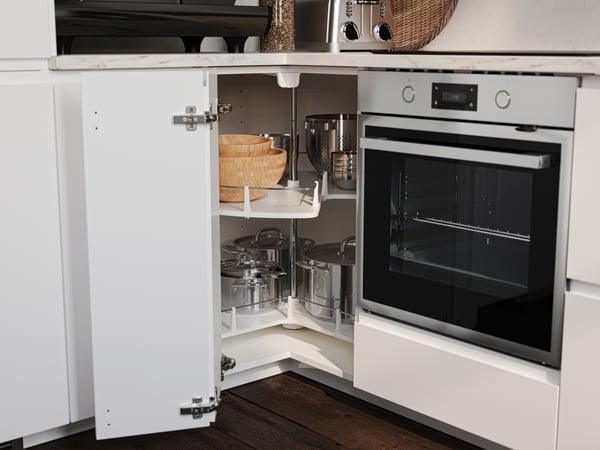 A bamboo BLANDA MATT serving bowl in the kitchen