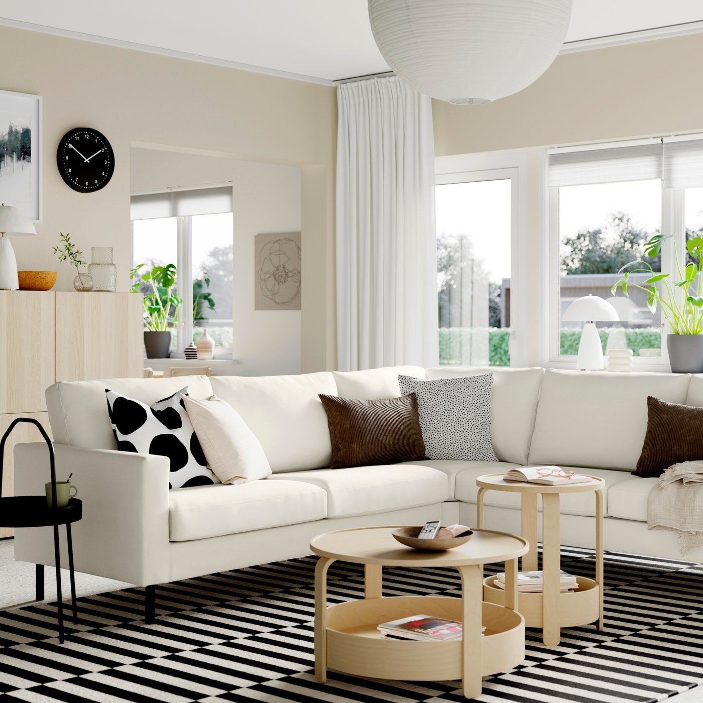 A white SALTSJÖBADEN sectional
