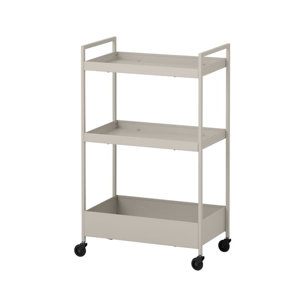 A beige NISSAFORS trolley