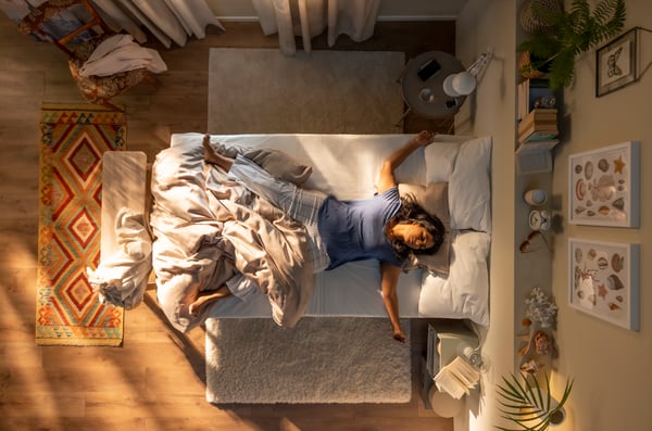 Una funda de almohada y KRITSUGA edredón beige