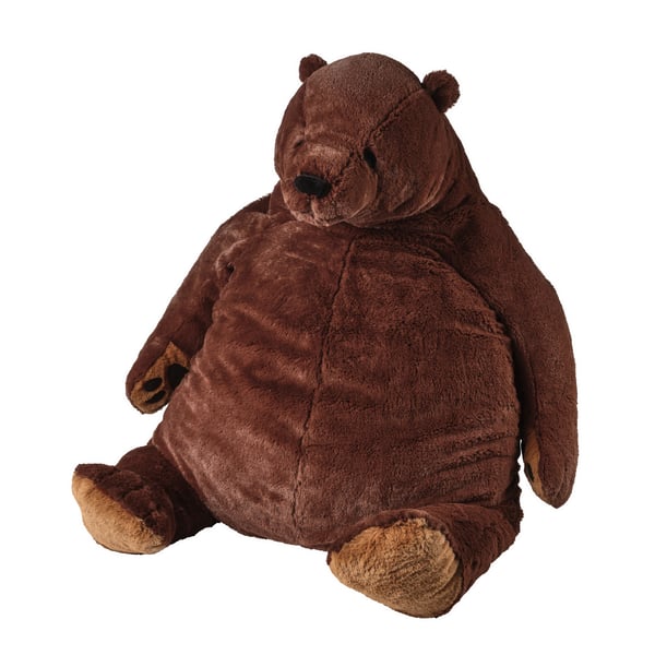 DJUNGELSKOG soft toy brown bear AP