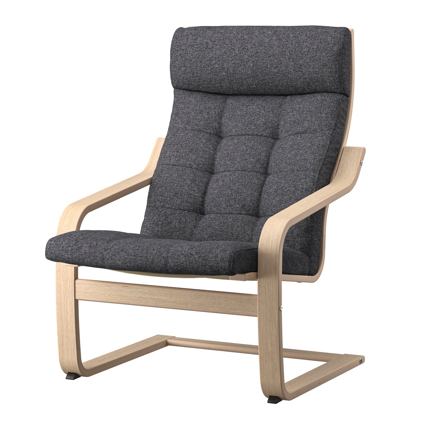 IKEA - POÄNG nojatuoli, Gunnared tummanharmaa