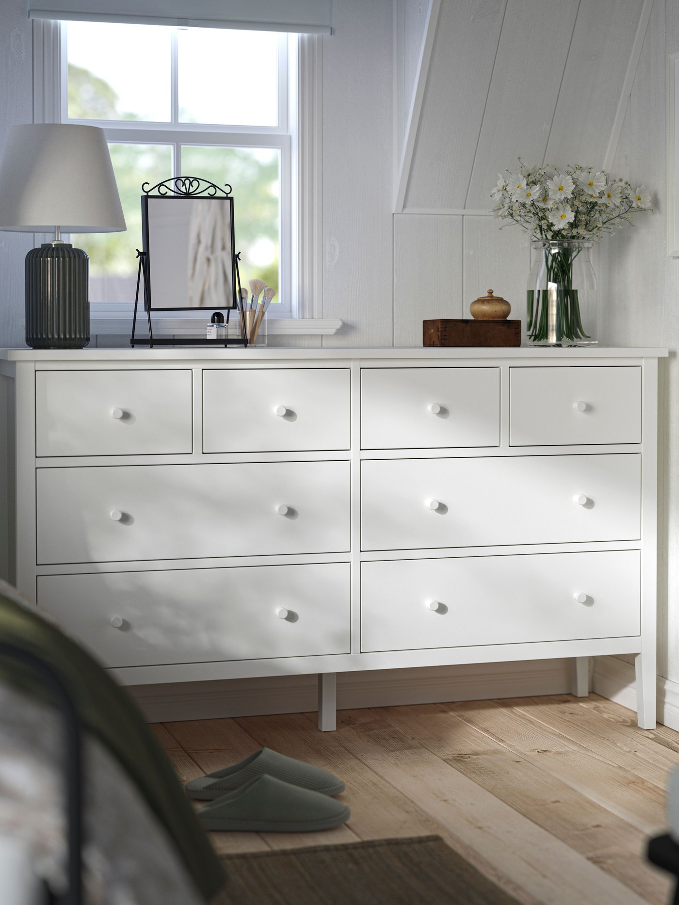 A white GULLABERG chest of 8 drawers