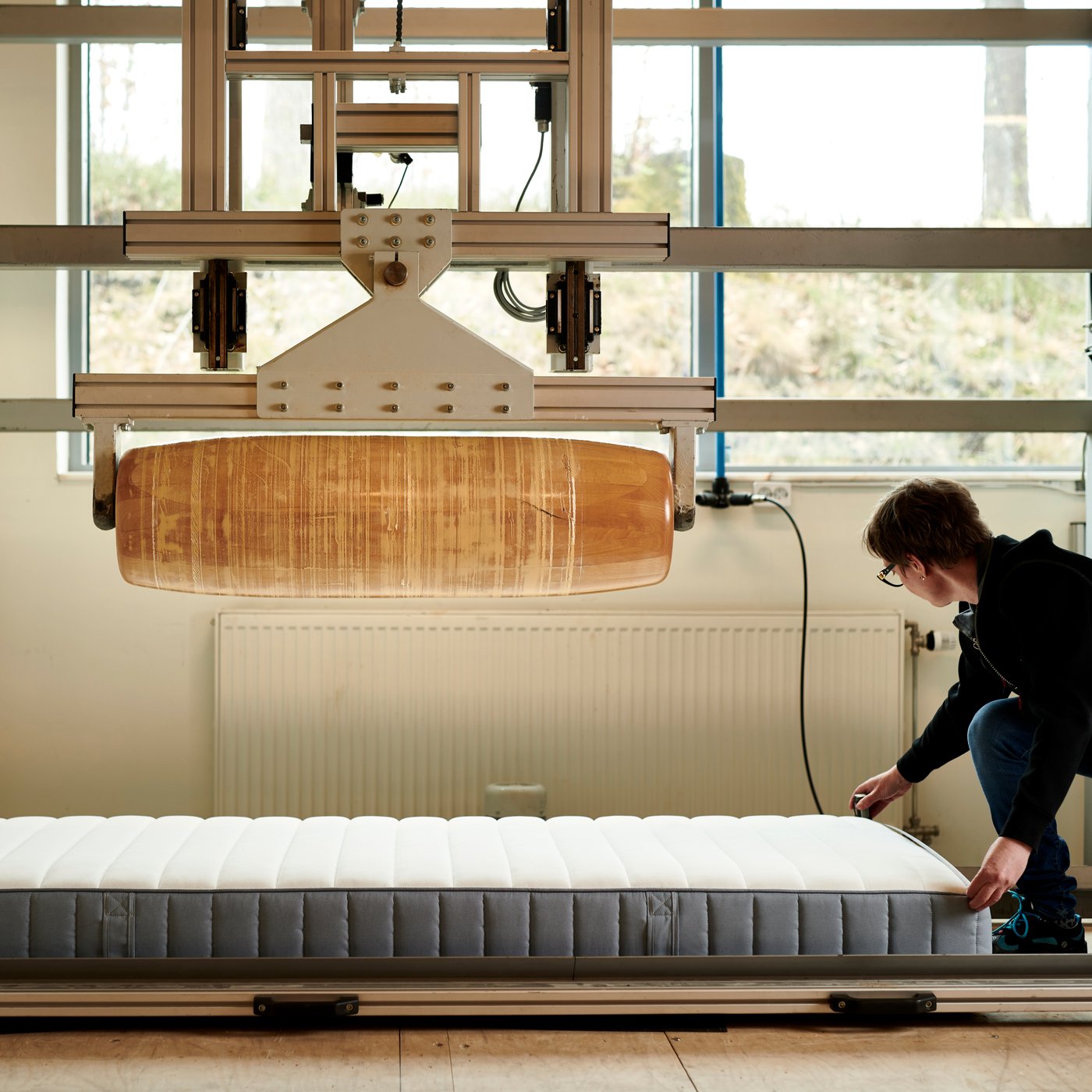 Tests de matelas.