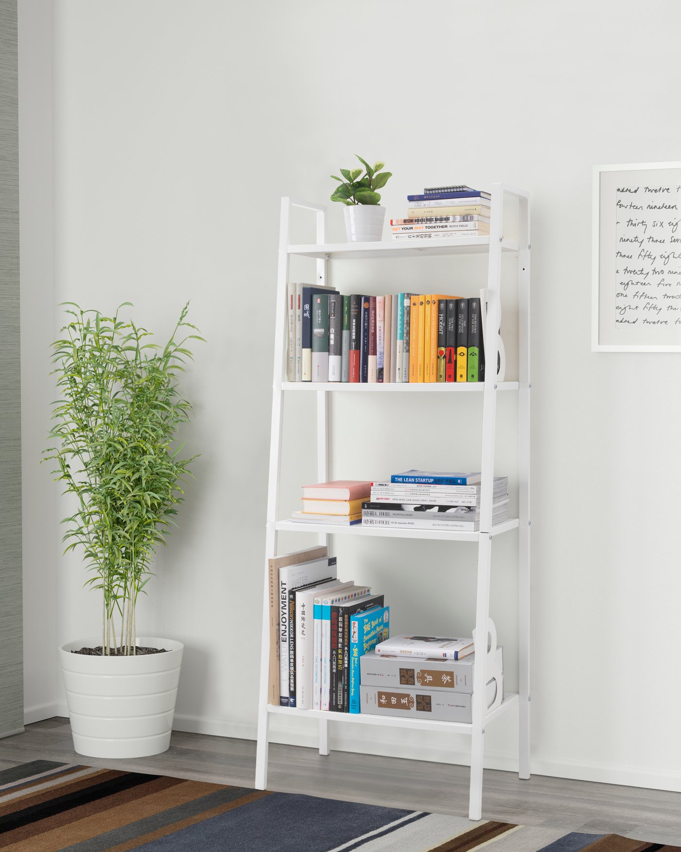 A classic and timeless shelf unit with plenty of room for things in all heights and sizes. A perfect storage solution for all those things you love and want to display.